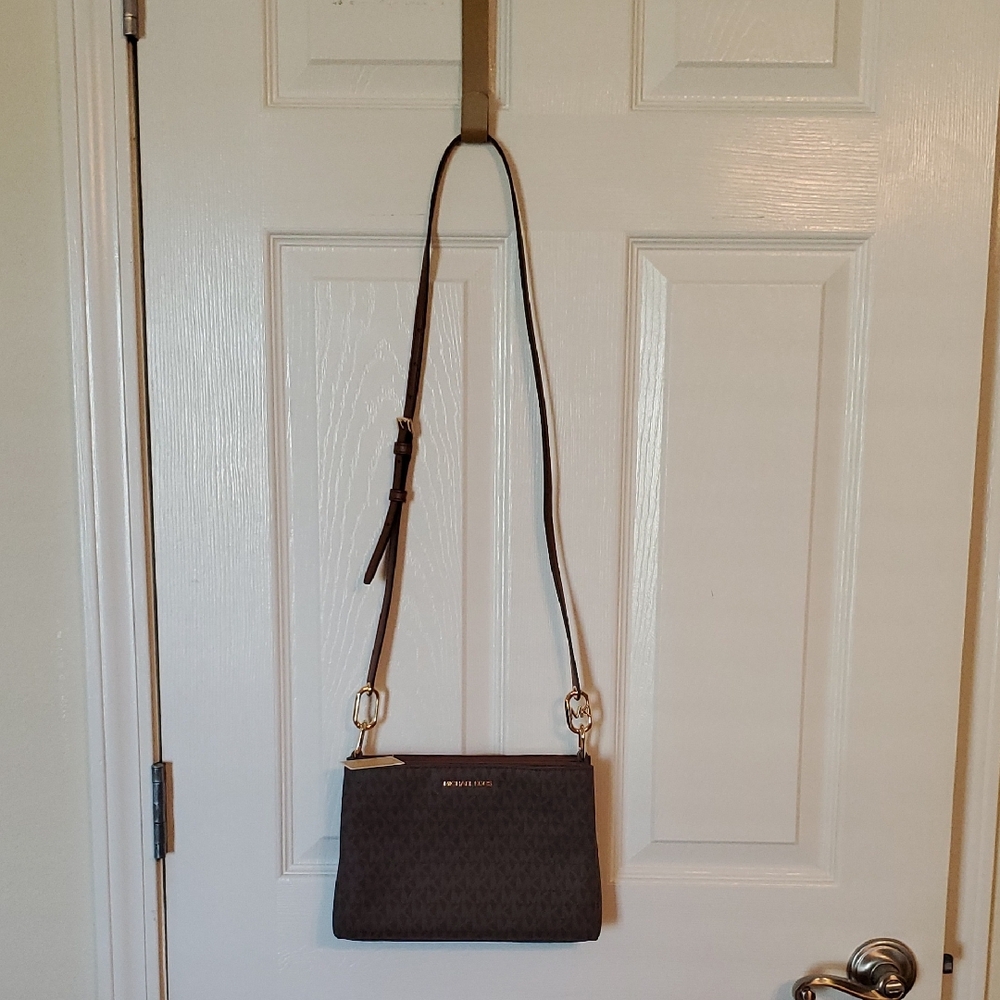 Michael Kors Dark Brown Crossbody Bag